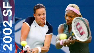 Lindsay Davenport vs Serena Williams | US Open 2002 Semifinal