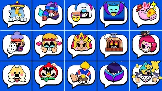 ALL ANIMATED SKIN PINS IN BRAWL STARS