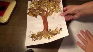 Autumn tree. Crafts on the theme of autumn with their hands