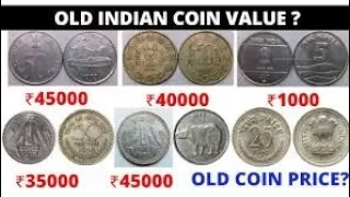 5 Rs Coins 1,00,00,000 itna costly|| earn 1,00,000 lakh by selling coins|| old is gold || all coins