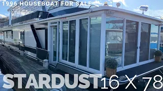 Houseboat For Sale Houseboats Buy Terry 1996 Stardust 16 x 78
