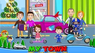 My Town : Car wash, fix & drive cars - best app videos for kids - Ellie