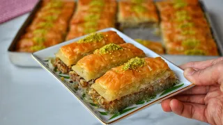 BÜTÜN BAKLAVA TARİFLERİNİ BİR KENARA BIRAKIN❗BAYRAMA EN KOLAYINDAN BİR BADAYIF YAPIN 😃