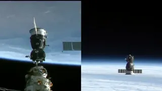 Soyuz MS-18 undocking and departure