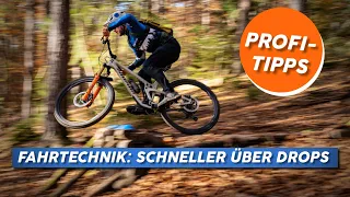 Fahrtechnik für Profis - Wegdrücken & schneller über Drops - Tipps für den Mini-Scrub