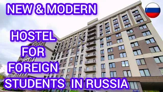 Unveiling new&modern hostel for foreign students in Russia 🇷🇺|student life in Russia