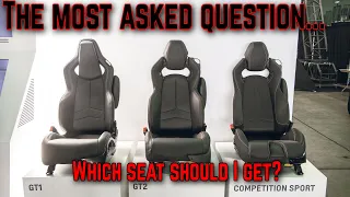 Which SEAT should YOU get on YOUR E-RAY or Z06? WHY I chose THIS option on MY C8 Corvette!