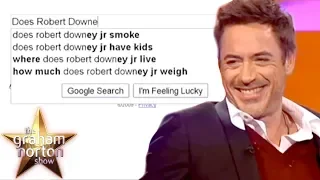 Robert Downey, Jr. Finds Out What Happens When You Google Him | The Graham Norton Show