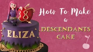 Mal Descendants Cake Tutorial | How To | Cherry School