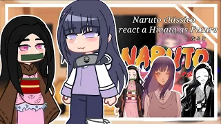 ☆Naruto clássico react a Hinata Future as Nezuko  //Gacha Club// [anime spoilers• PT/BR)☆