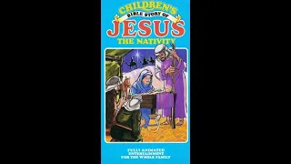 Closong of Children's Bible Story of Jesus: The Nativity 1988 VHS (Late 1990's Re-print)