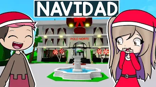 Creamos un Hotel De Navidad en Brookhaven Roblox!! LYNA Y CHOCOBLOX