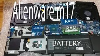 Alienware m17 upgrade ram , M.2 ,harddisk