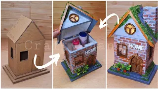 This is so amazing cardboard house: uncover the amazing secret at the end | Crafty hands