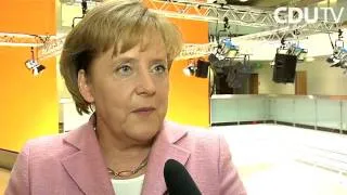 CDU TV exklusiv: Angela Merkel zum CDU/CSU-Regierungsprogramm