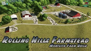 Rolling Hills Farmstead | One Million Dollar Farm Build | Monteith, IA | FS22