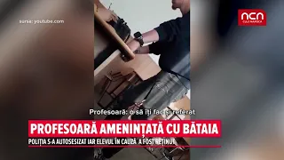 Profesoara amenintata cu bataia