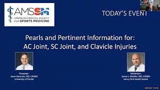 AC Joint, SC Joint, and Clavicle Injuries | National Fellow Online Lecture Series