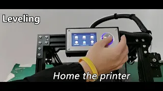 Belt 3D printer MA20 Leveling instruction