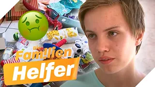 Simon (11) müllt sein Zimmer zu! Warum mutiert er zum Messie? | Die Familienhelfer | SAT.1