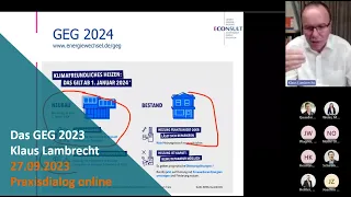 Neuerungen bei GEG und BEG – Anwendung in der Praxis – Fachvortrag von Klaus Lambrecht