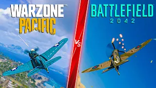 Warzone Pacific vs Battlefield 2042 - Direct Comparison! Attention to Detail & Graphics! PC 4K