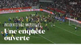 Nice-Marseille : retour en images sur les incidents lors du match