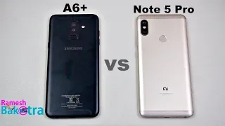 Samsung Galaxy A6 Plus vs Redmi Note 5 Pro SpeedTest Camera Comparison