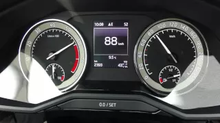 2015 Skoda Superb Combi 2.0 TSI 220 HP Acceleration 0-100