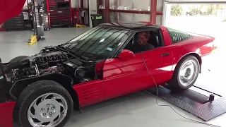 C4 ZR-1 Dyno pull on Dynocom Chassis Dyno