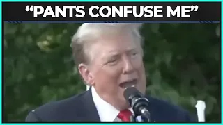 Trump's UNCOMFORTABLE Rant About His Pants