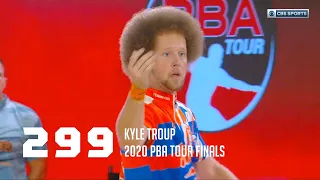 PBA Nearly Perfect | Kyle Troup Bowls 299 Game in 2020 PBA Tour Finals Qualifying