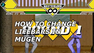 Mugen Tutorial How to change life bars