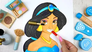 ASMR Makeup with WOODEN Cosmetics for Princess 💄 Drawing 1Hr