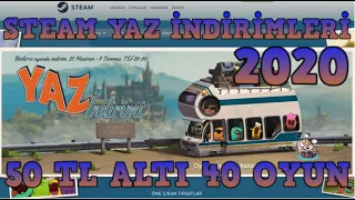 STEAM YAZ İNDİRİMLERİ 2020 | 50 TL ALTINDA 40 OYUN