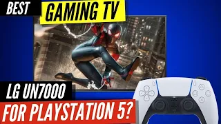 Best TV for PlayStation 5 - LG UN7000?