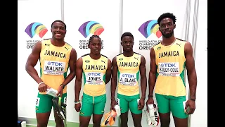 Jamaica into men's 4x100m final at Oregon22