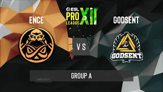 CS:GO - ENCE vs. GODSENT [Inferno] Map 3 - ESL Pro League Season 12 - Group A - EU