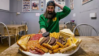 "I'VE GOT TO EAT THIS IN 12 MINUTES!?" TRYING TO BREAK A 9 YEAR RECORD | BeardMeatsFood