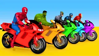 GTA 5 Epic Ragdolls RED SPIDERMAN VS RED MINION VS GREEN MINION (Euphoria Physics & Funny Fails)ep02