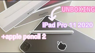 РАСПАКОВКА IPAD PRO 11 2020 + APPLE PENCIL 2 // сама купила