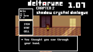 Deltarune v1.07 | Shadow Crystal & Glass Dialogue Updates