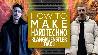 🔊 How to make🔥HARDTECHNO🔥 like KLANGKUENSTLER 🎧 DAX J 💣