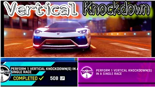 Asphalt 9-Perform 1 Vertical Knockdown in Single Race|How to Perform Vertical Knockdown in asphalt 9