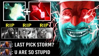 NEW META First Core Mjollnir Storm vs Anti Mage + 2x Hard Counter Epic Late Game Fights WTF Dota 2