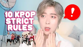10 Strict rules Kpop Trainee and Kpop Idol  must follow