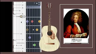 Guitar TAB (Tomaso Albinoni) Adagio In G Minor | Tutorial / Sheet / Lesson #iMn