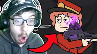 CHOO CHOO CHARLES, But the ROLES are REVERSED... (Cartoon Animation) Reaction! | SMG001