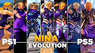 Evolution of Nina Williams in Tekken Games (1994 - 2024 | PS1 - PS5)