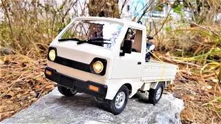 RC Car WPL D12 1/12 scale 2WD Truck Unboxing & Test RUN